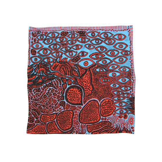 Yayoi Kusama Eyes of Mine handkerchief